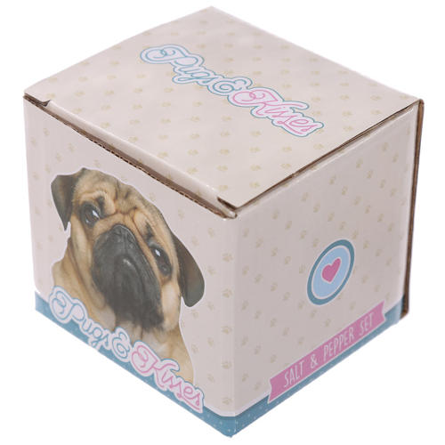 Ceramic Pug Salt and Pepper Set