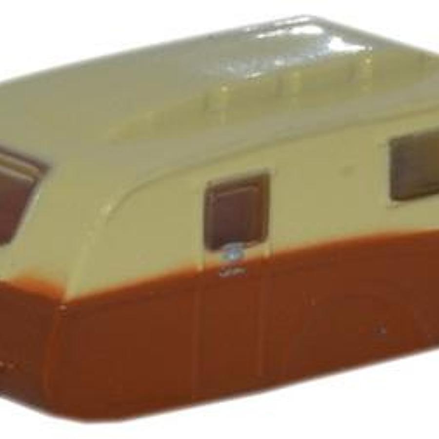 Cream & Brown Caravan