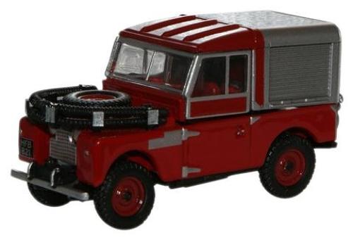 Red Land Rover 88 Fire