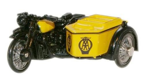 BSA Motorcycle and Sidecar